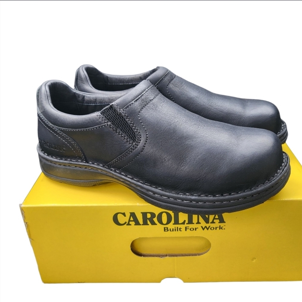Carolina Work Wear Men's ESD Aluminum Toe OPANKA Black Slip-On Size 8.5 NWT